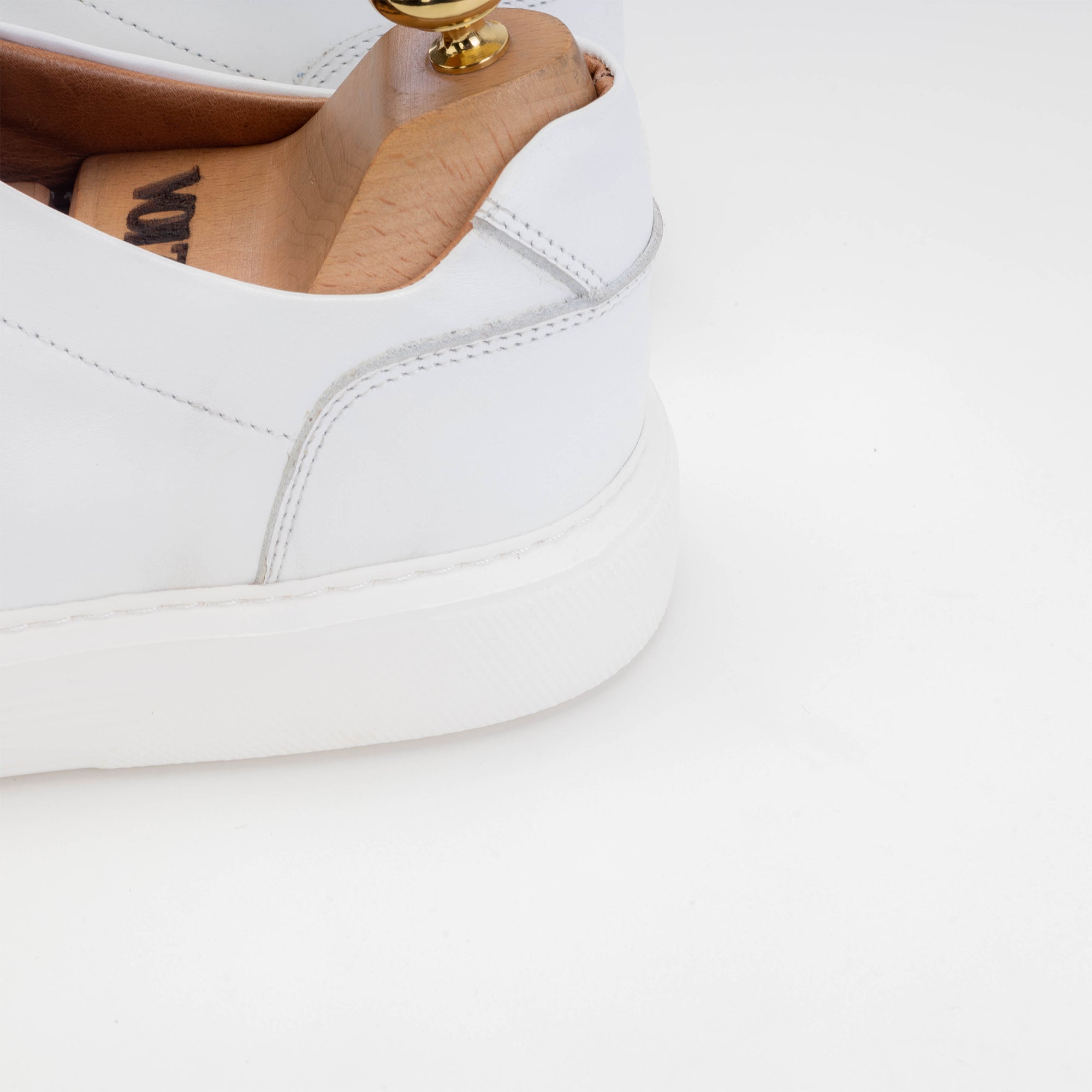 '''''5214 basket en cuir blanc