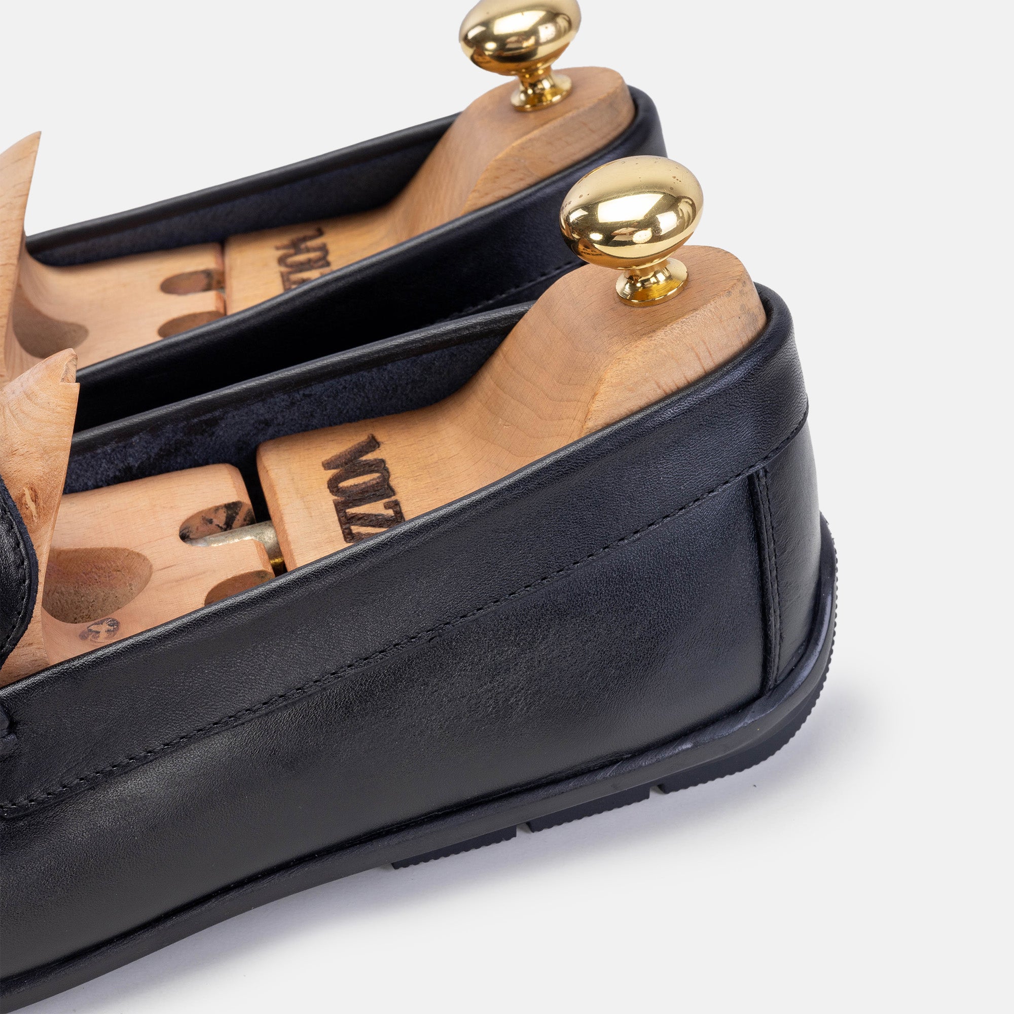 ''''5216 Mocassin en cuir noir