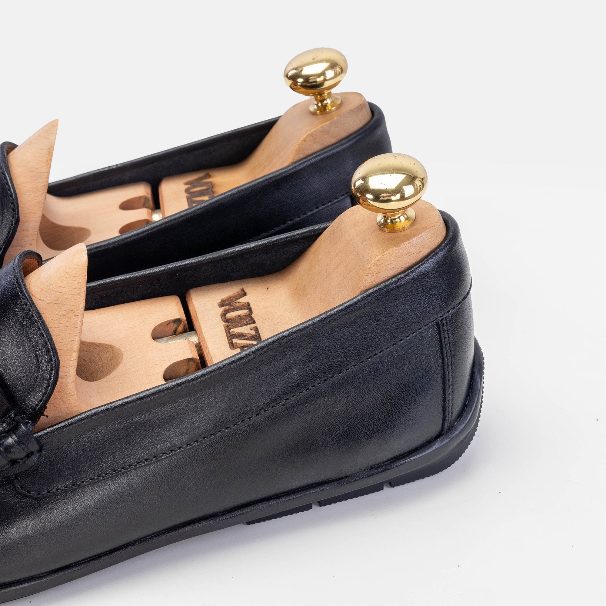 ''''5223 Mocassin en cuir noir