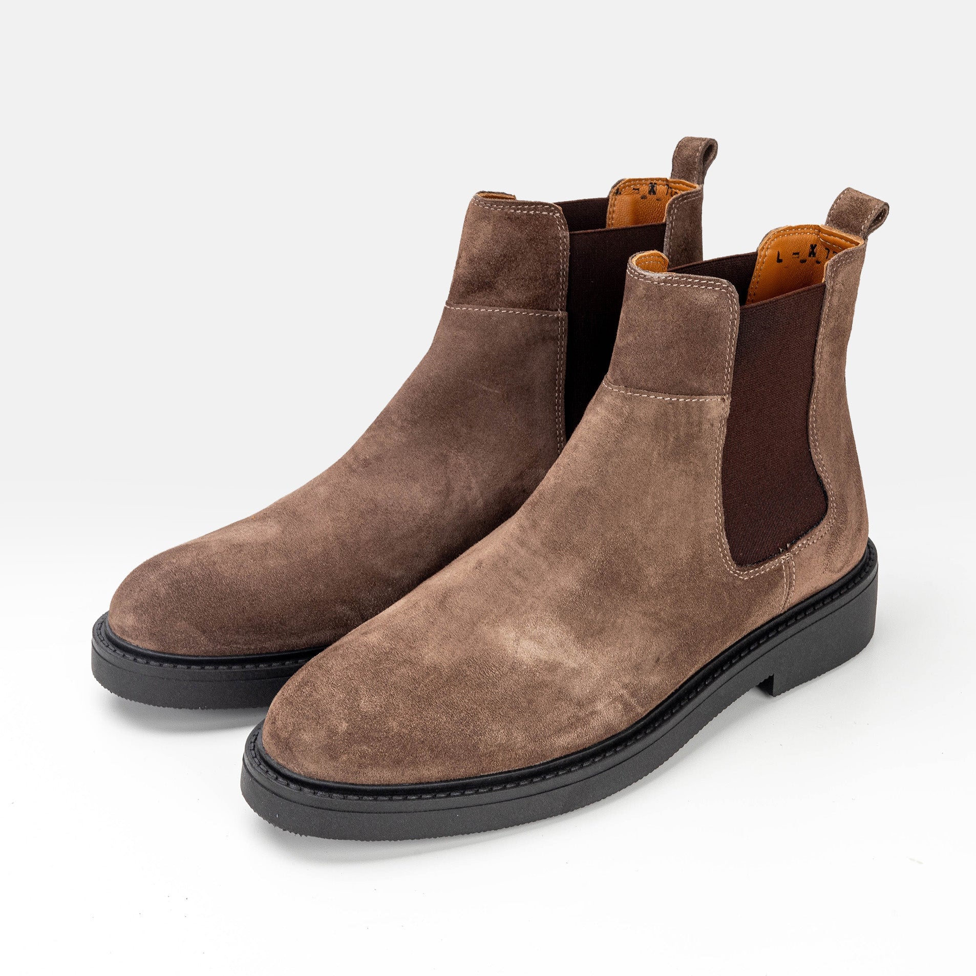 Volzak 7201 bottine en daim Taupe