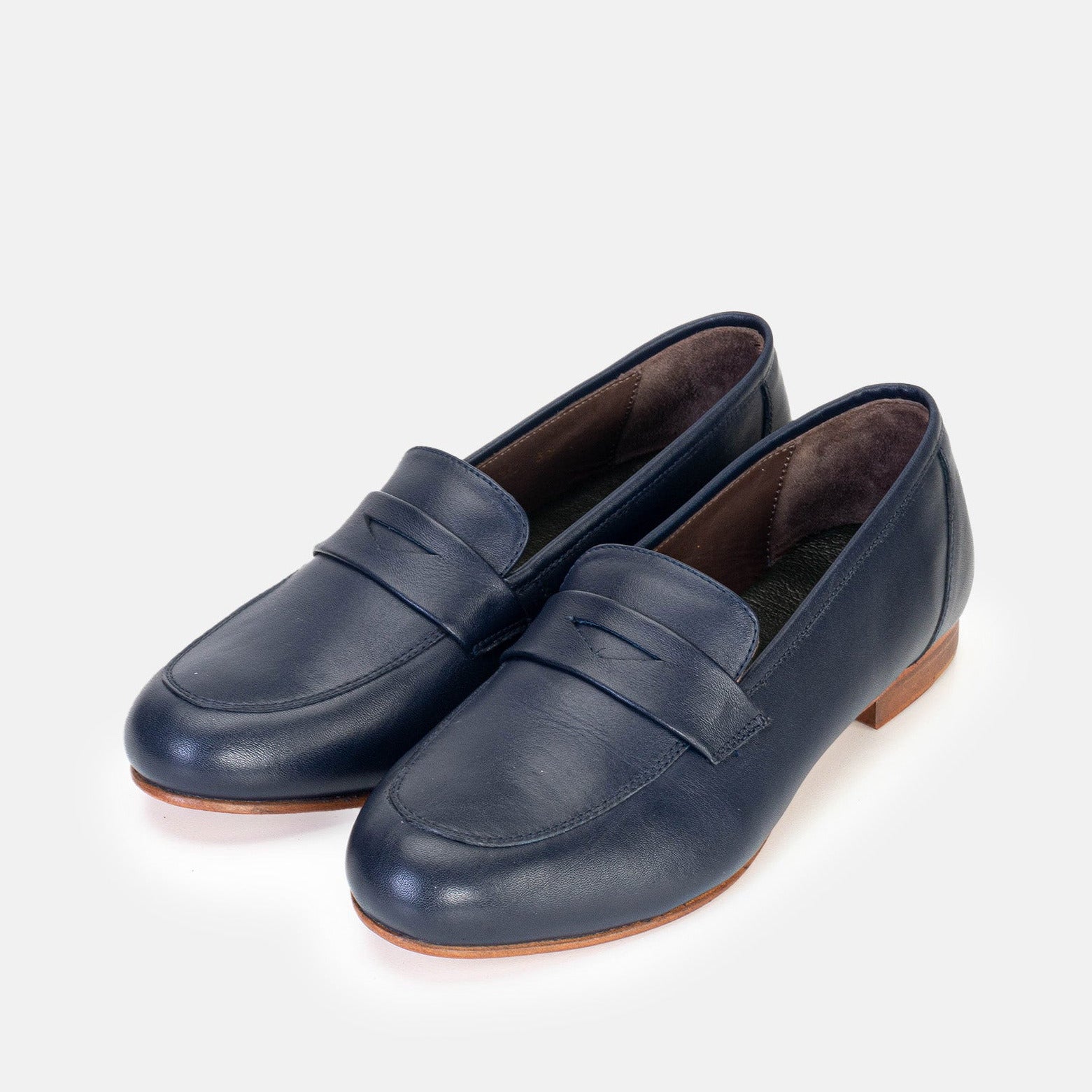 Volzak 3037 Chaussure en cuir Bleu