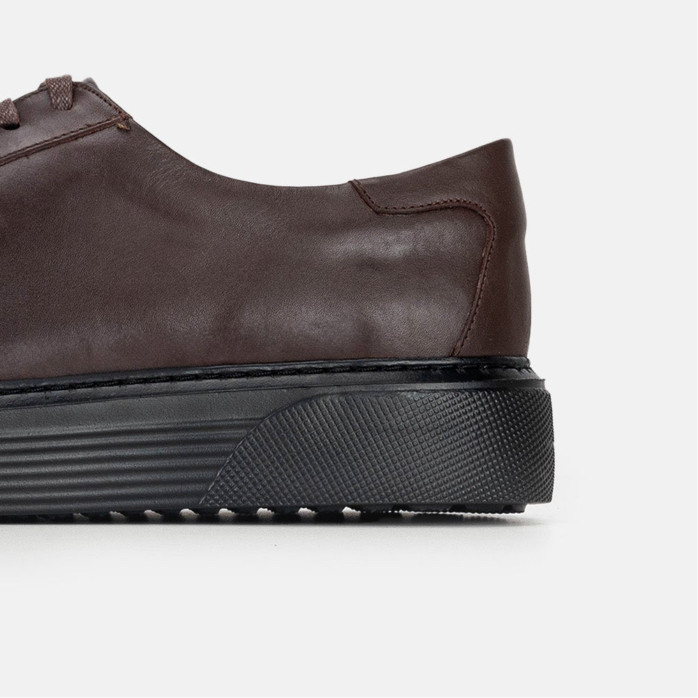 Volzak 5301 basket en cuir Marron