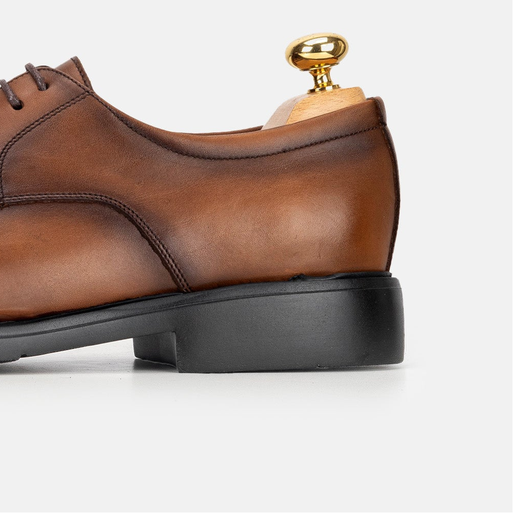 Volzak 5317 chaussure en cuir Marron Vintage