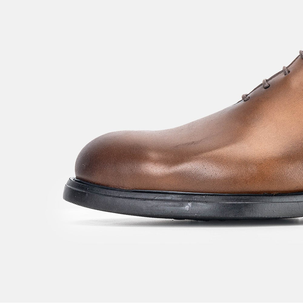 Volzak 5327 chaussure en cuir Marron Vintage