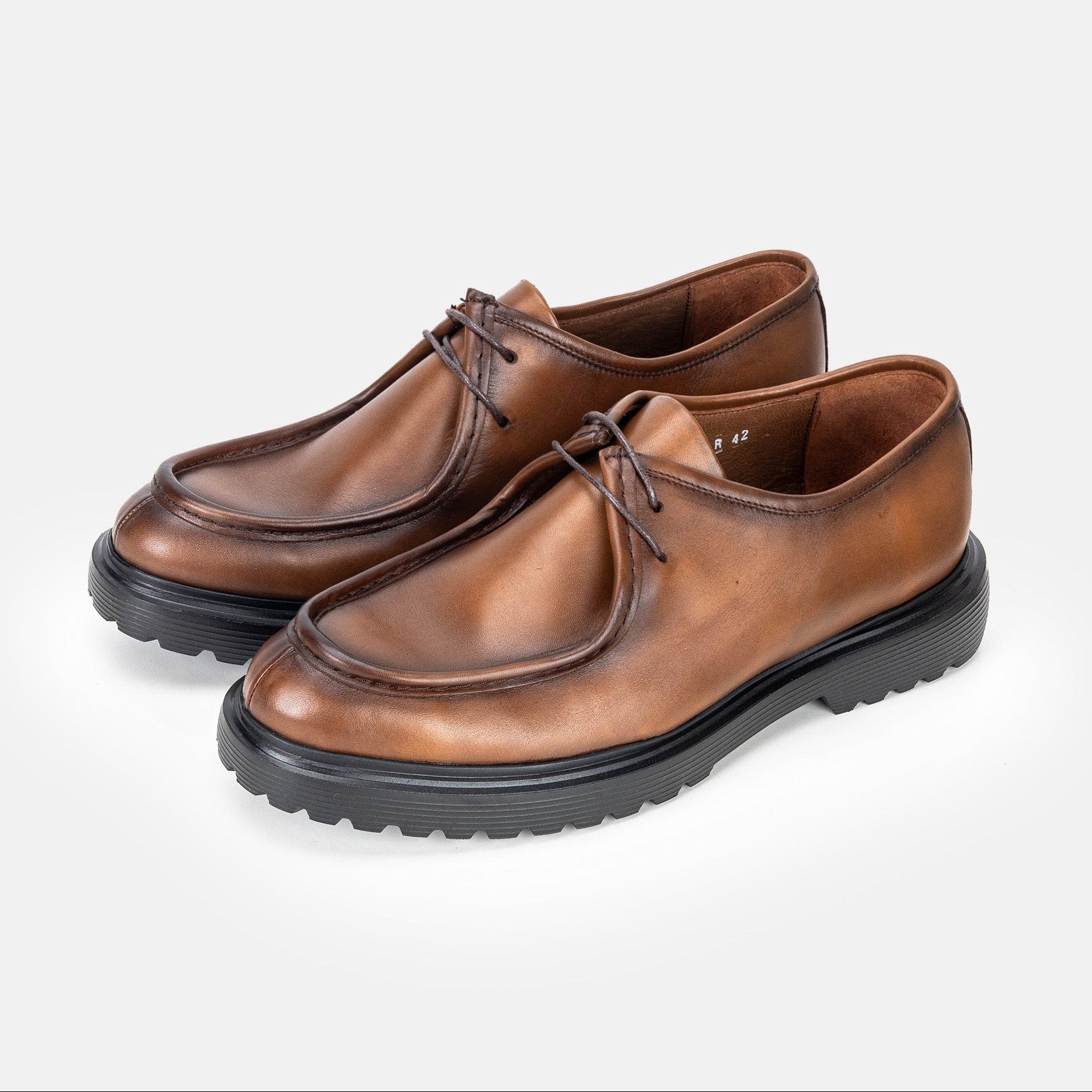 Volzak 5322 Vintage Brown Leather Shoe