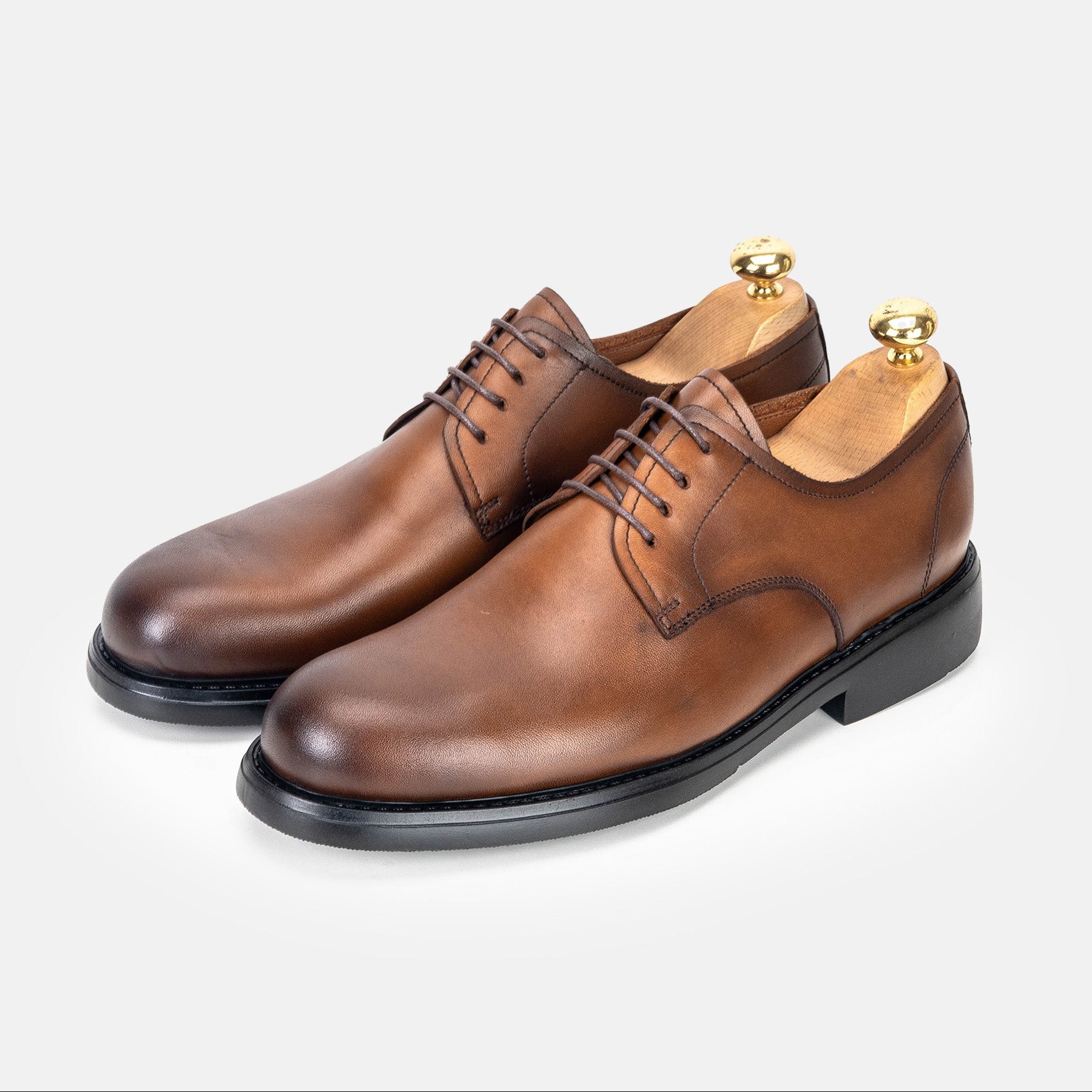 Volzak 5324 chaussure en cuir Marron Vintage