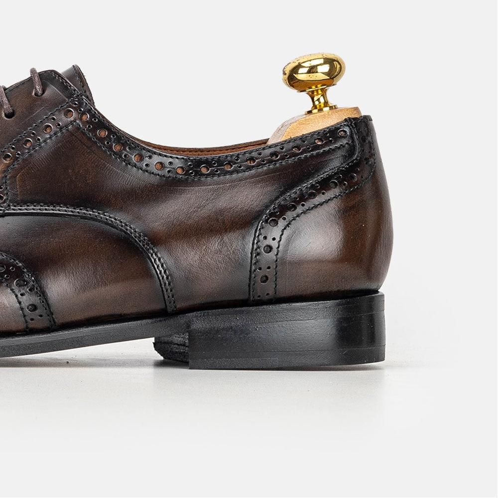 Volzak 5331 chaussure en cuir Démasquable Marron vintage