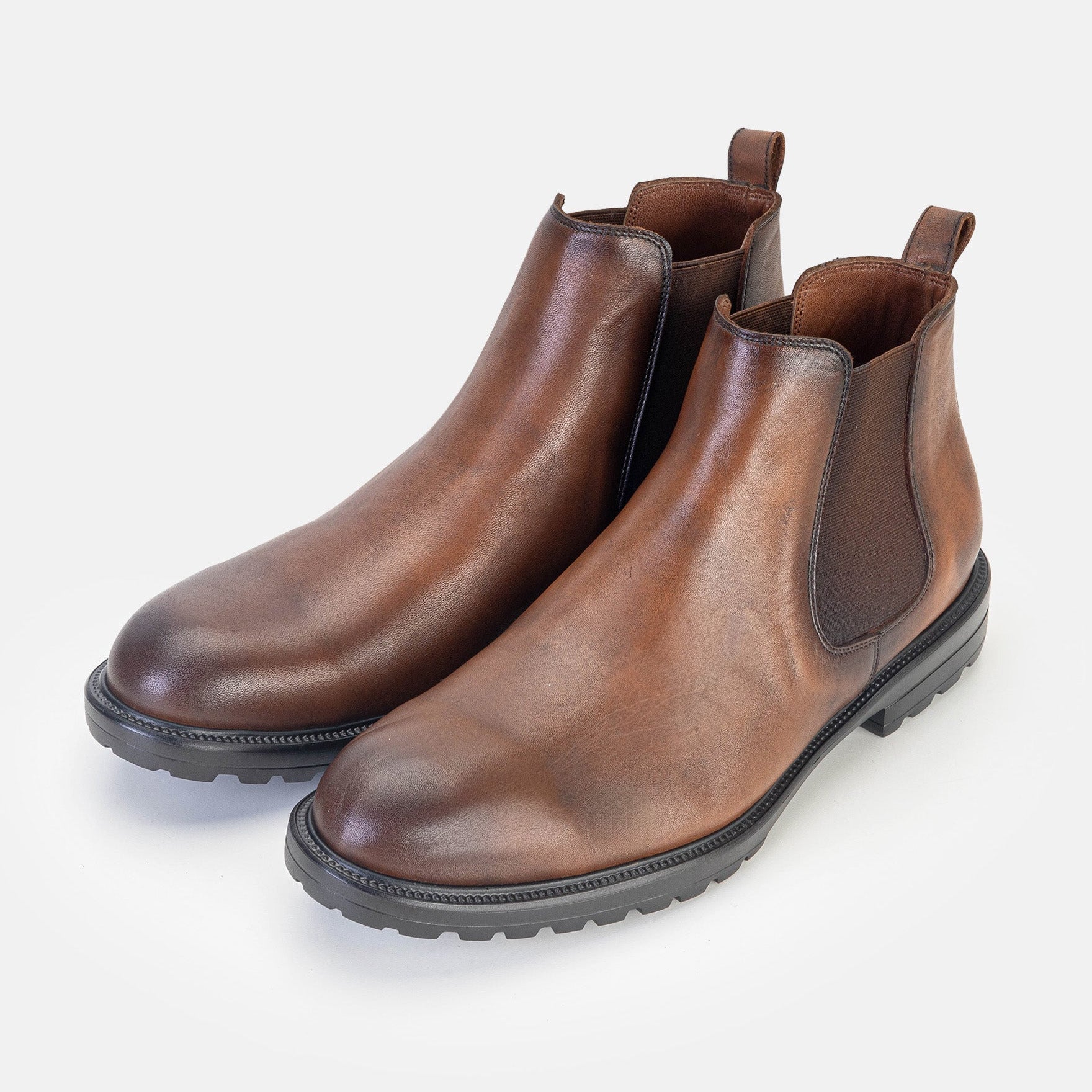 Volzak 5302 Bottine en cuir Marron Vintage