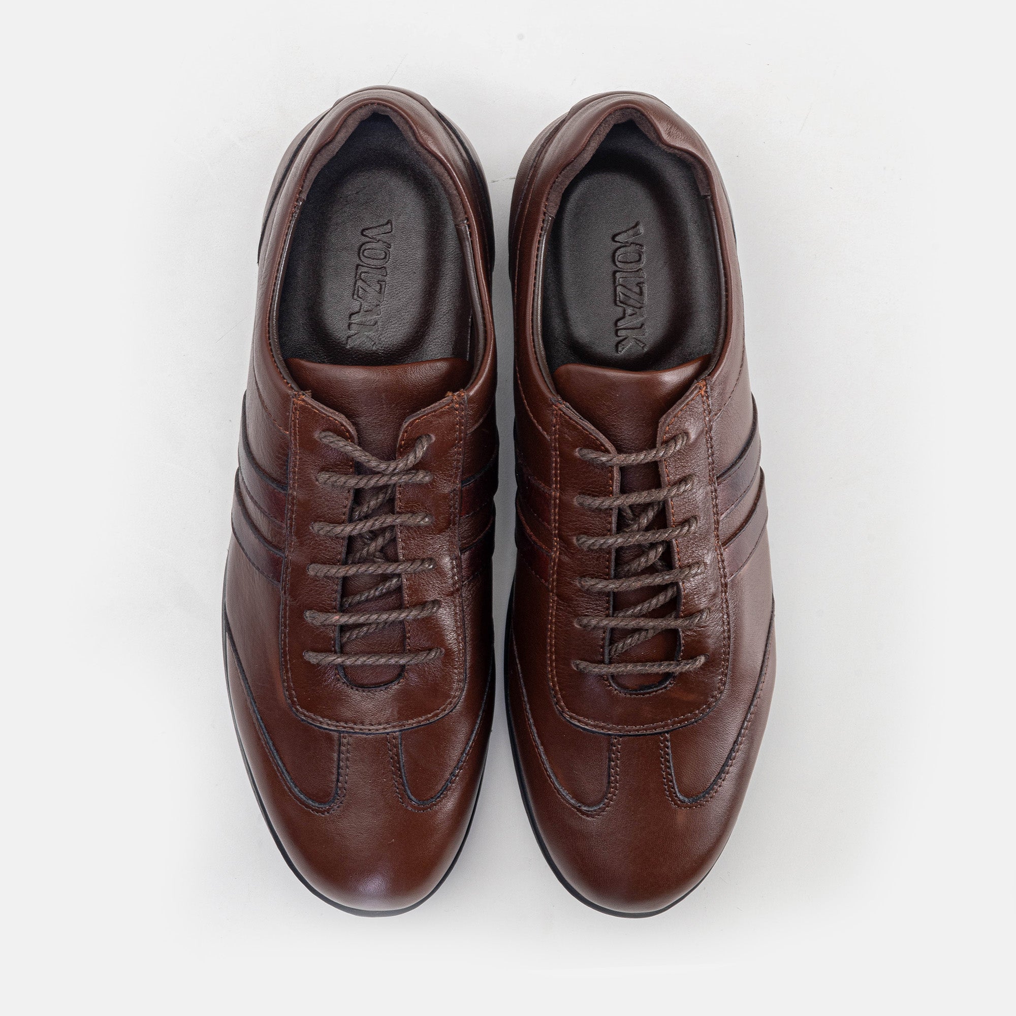 ''''6042 s Chaussure en cuir Marron