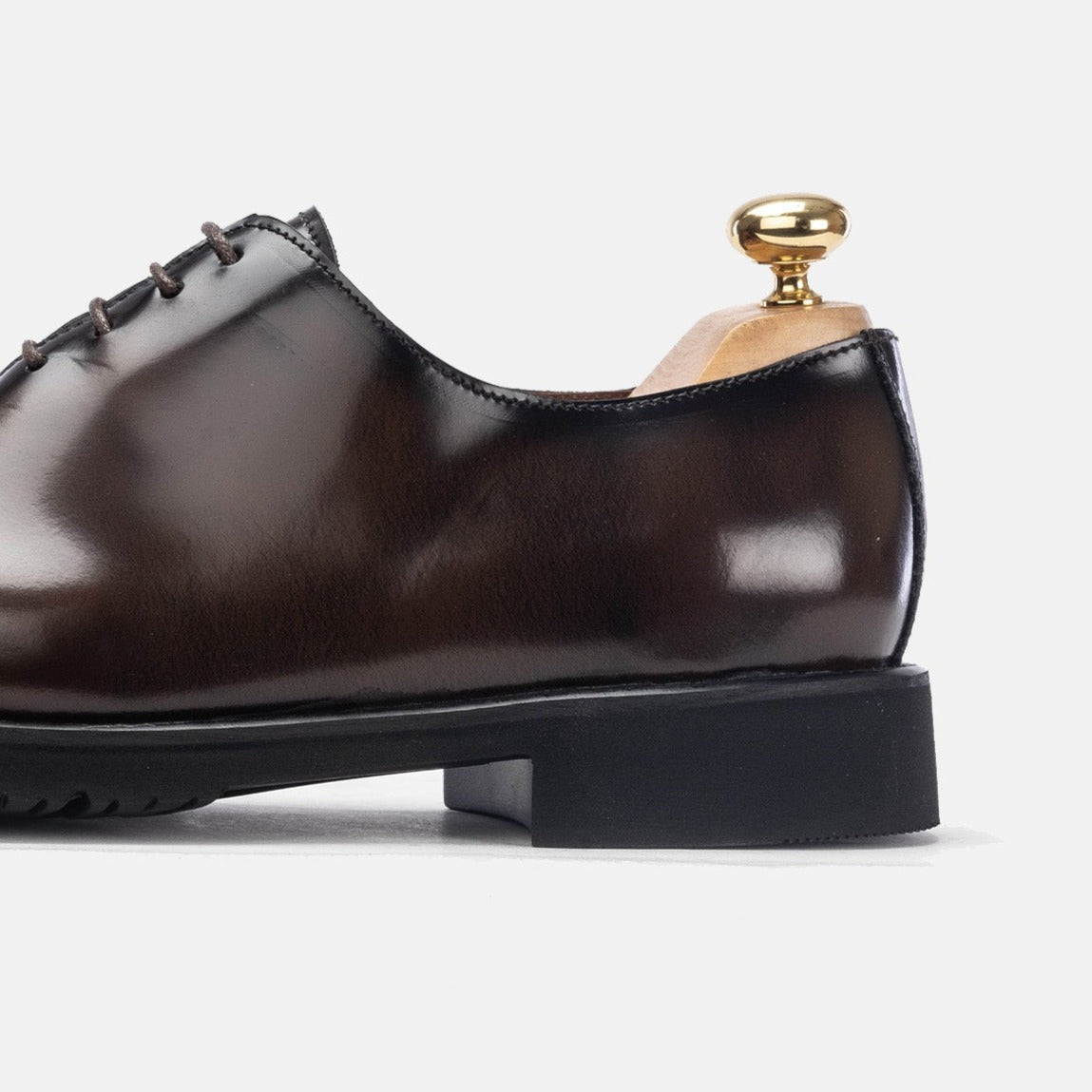 '''5161 chaussure cuir démasquable marron