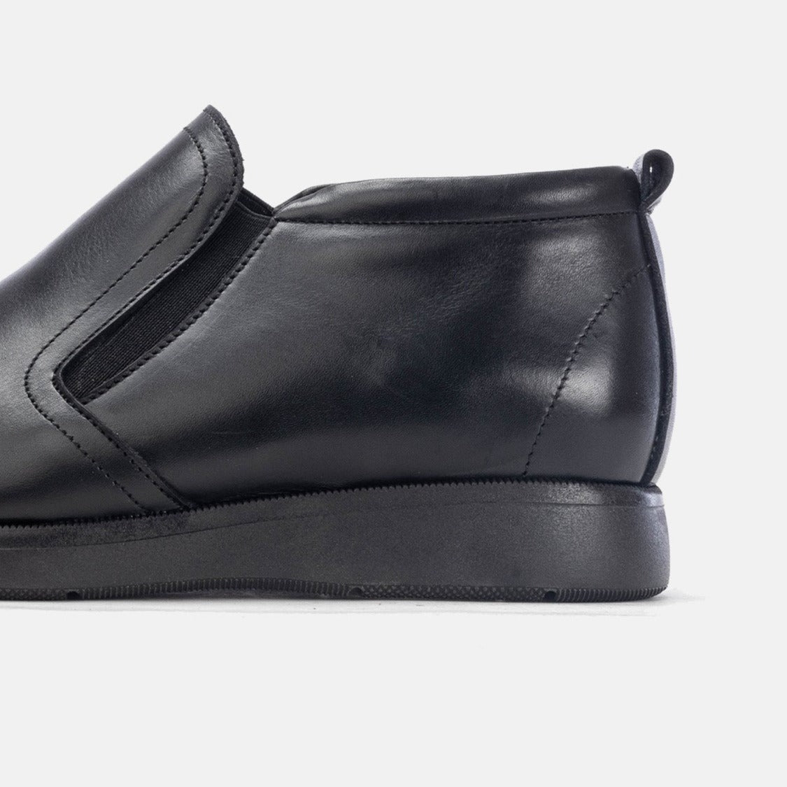 '5160 demi botte cuir noir