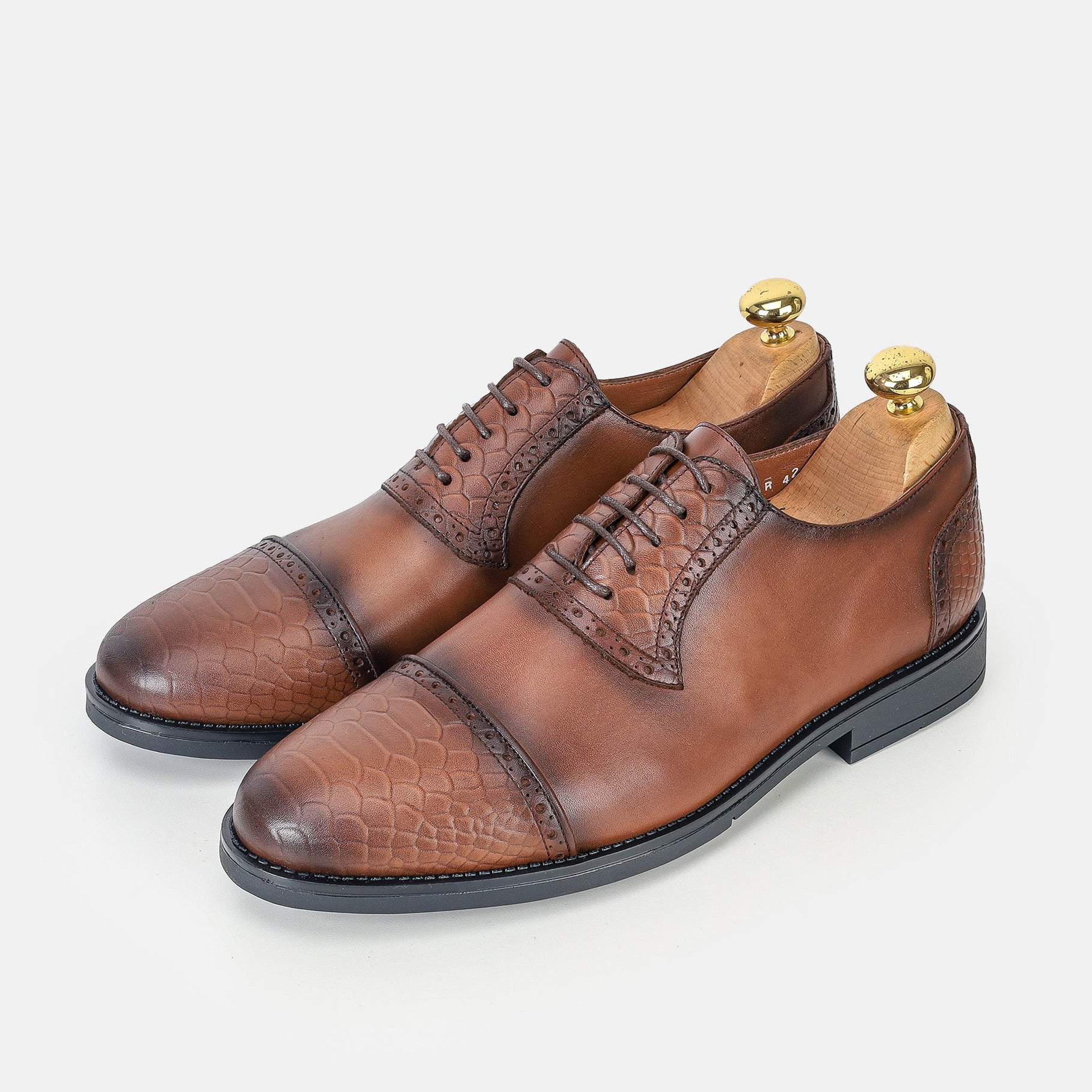 Volzak 5309 Vintage Brown Leather Shoe