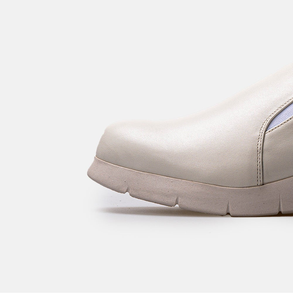 Volzak 06 Beige Leather Clog