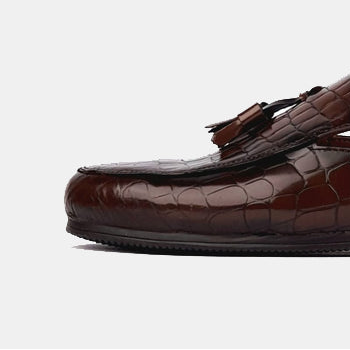 Volzak 5035 Mule en cuir Bordeaux