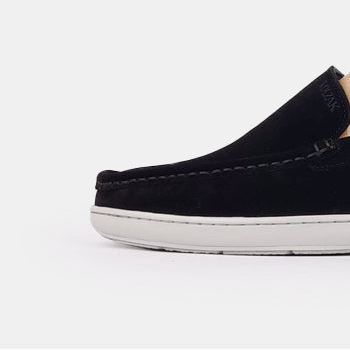 Volzak 03 Black Suede Moccasin