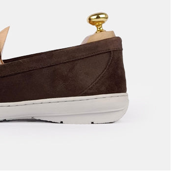 Volzak 03 Mocassin en daim Marron