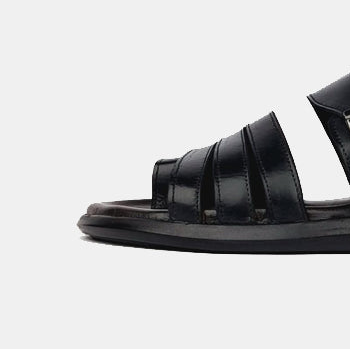Volzak 5135 Sandale en cuir Noir