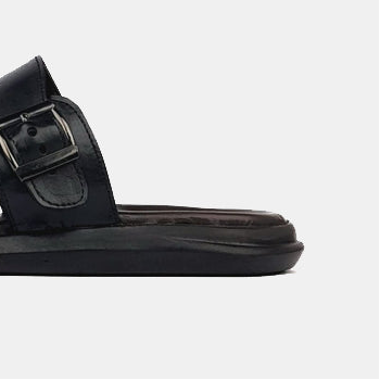 Volzak 5135 Sandale en cuir Noir