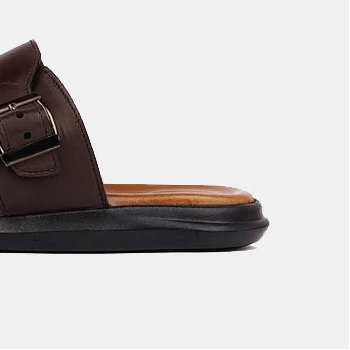 5134 Brown leather sandal