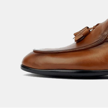 Volzak 5053 Mocassin en cuir Camel