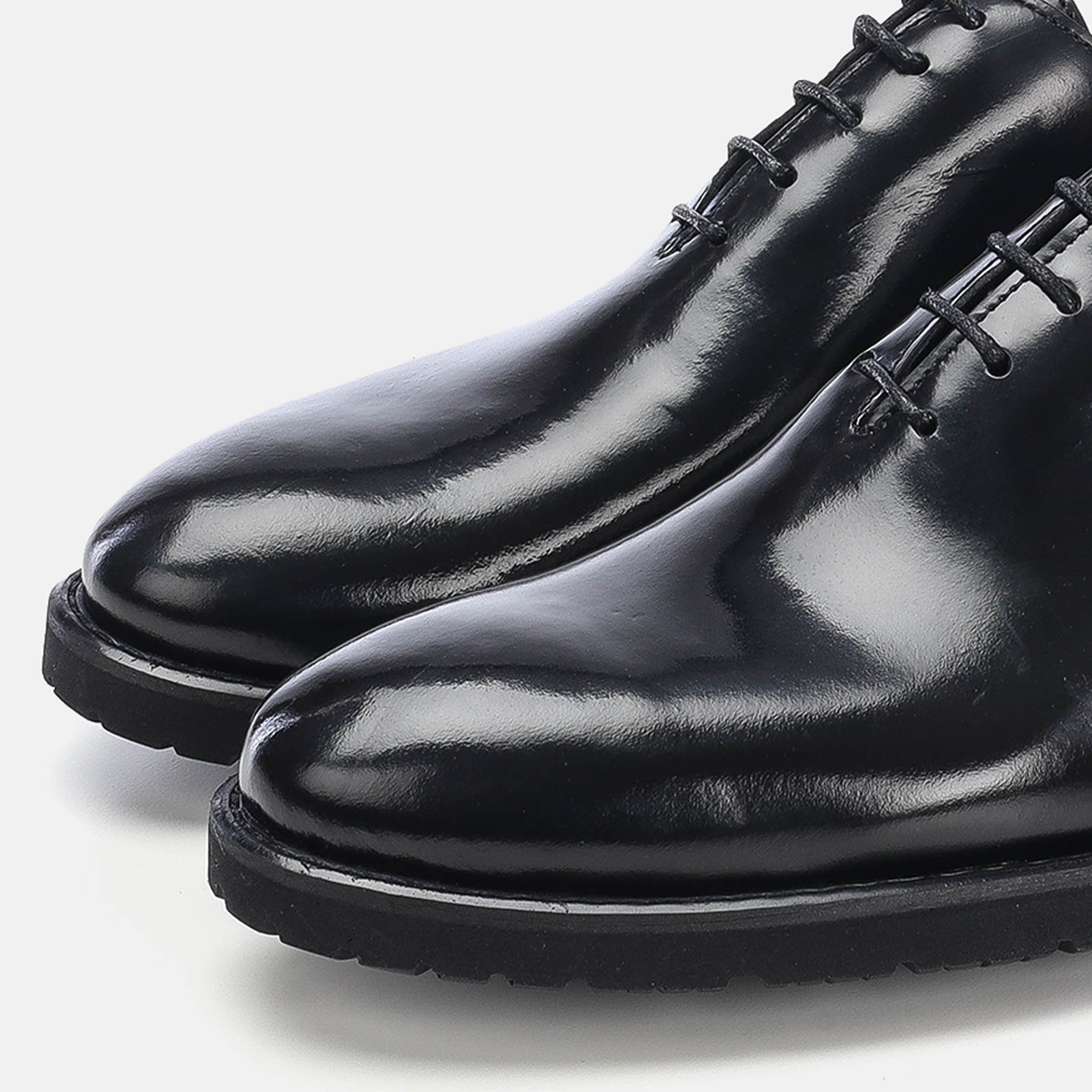 '''5161 chaussure cuir démasquable noir