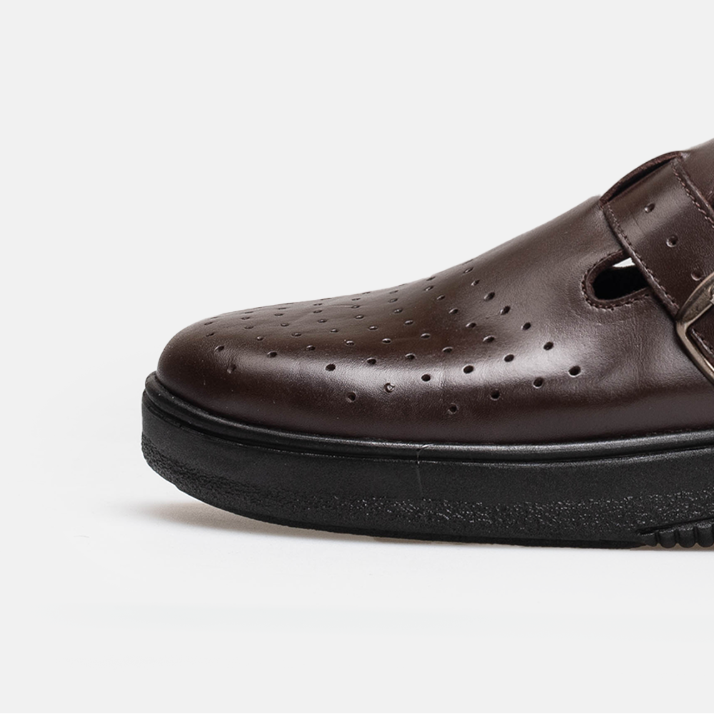 Volzak 5401 Brown Leather Clog