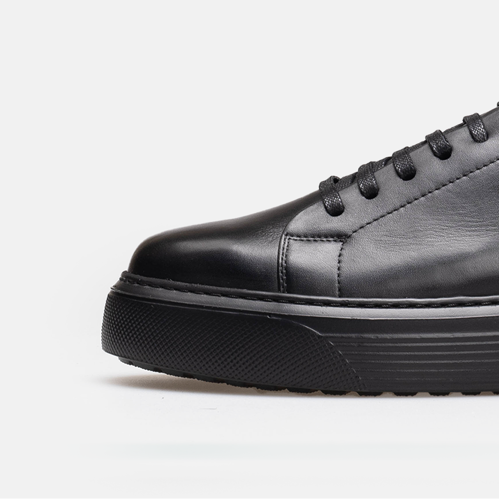 Volzak 5347 basket en cuir Noir