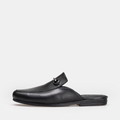 Volzak 5403 Mule en cuir Noir