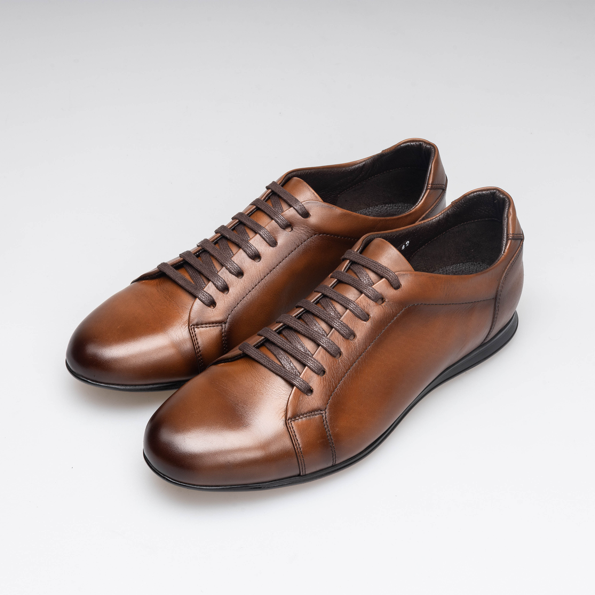 "'5404 chaussure en cuir Marron Vintage