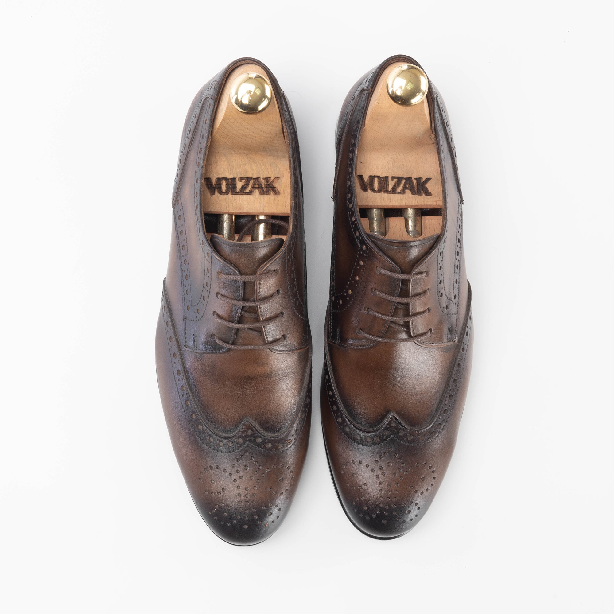''5102 Chaussure en cuir Marron vintage