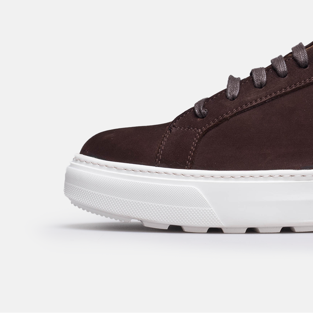 Volzak 6041 Basket en nubuck Marron