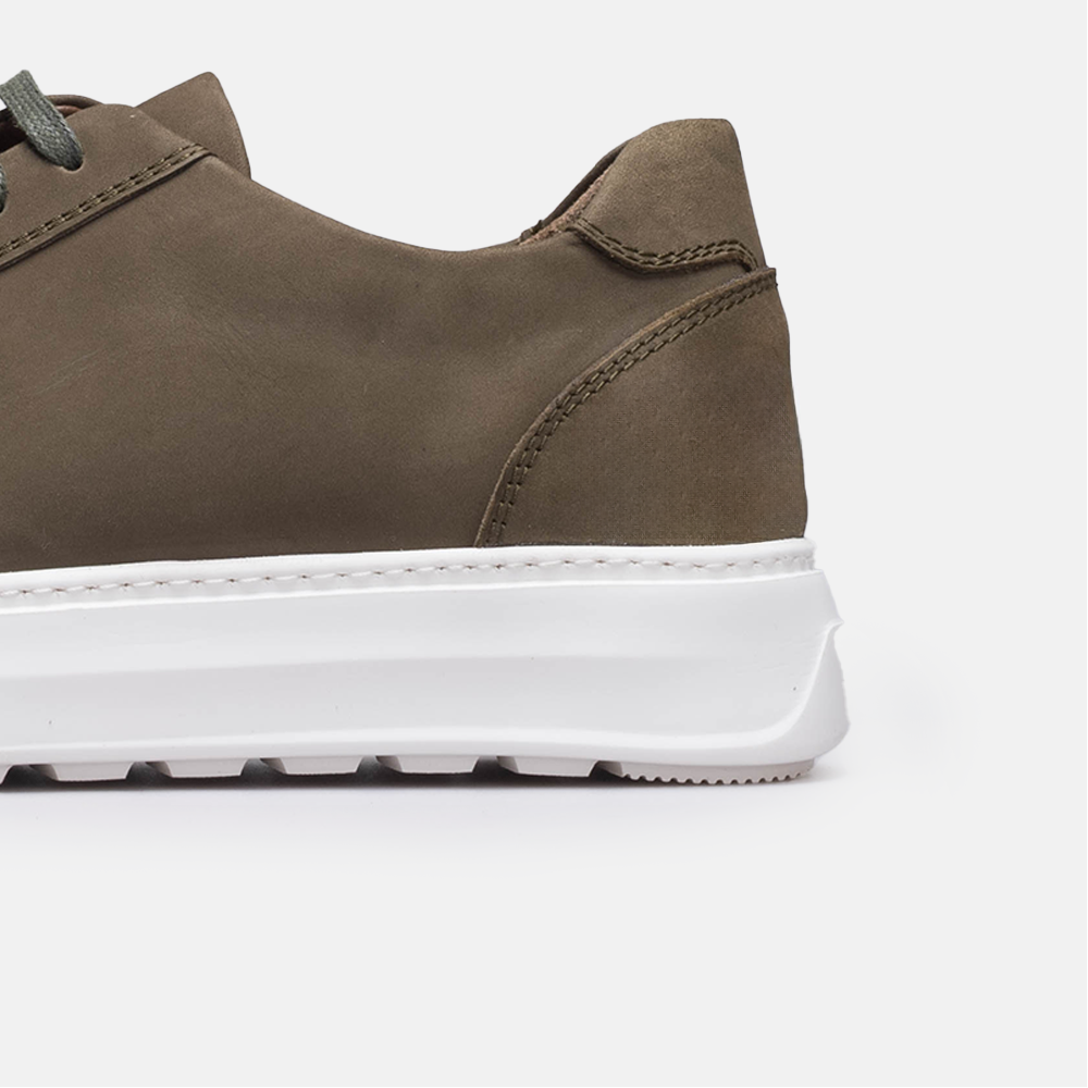 Volzak 6041 Basket en nubuck Vert