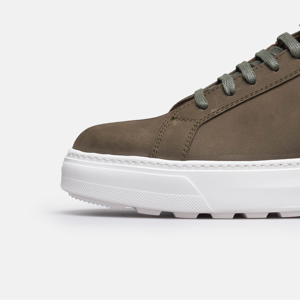 Volzak 6041 Basket en nubuck Vert