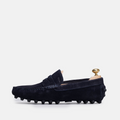 Volzak 2000 Mocassin en daim Bleu