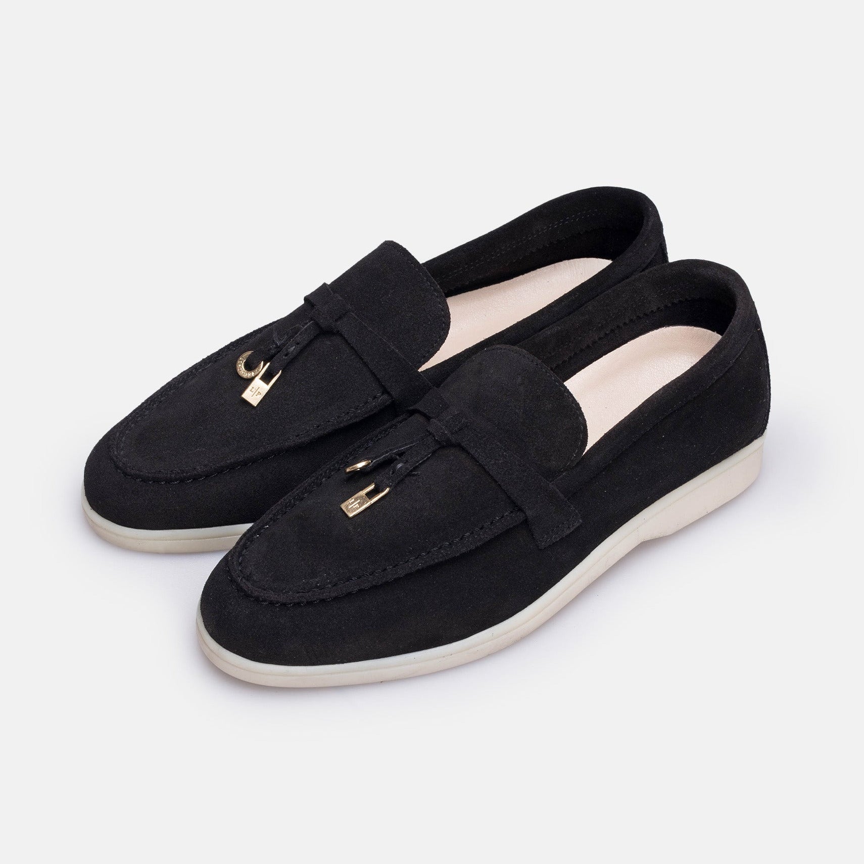 Volzak 32 mocassin en daim Noir