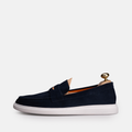 Volzak 711 Mocassin en daim Bleu