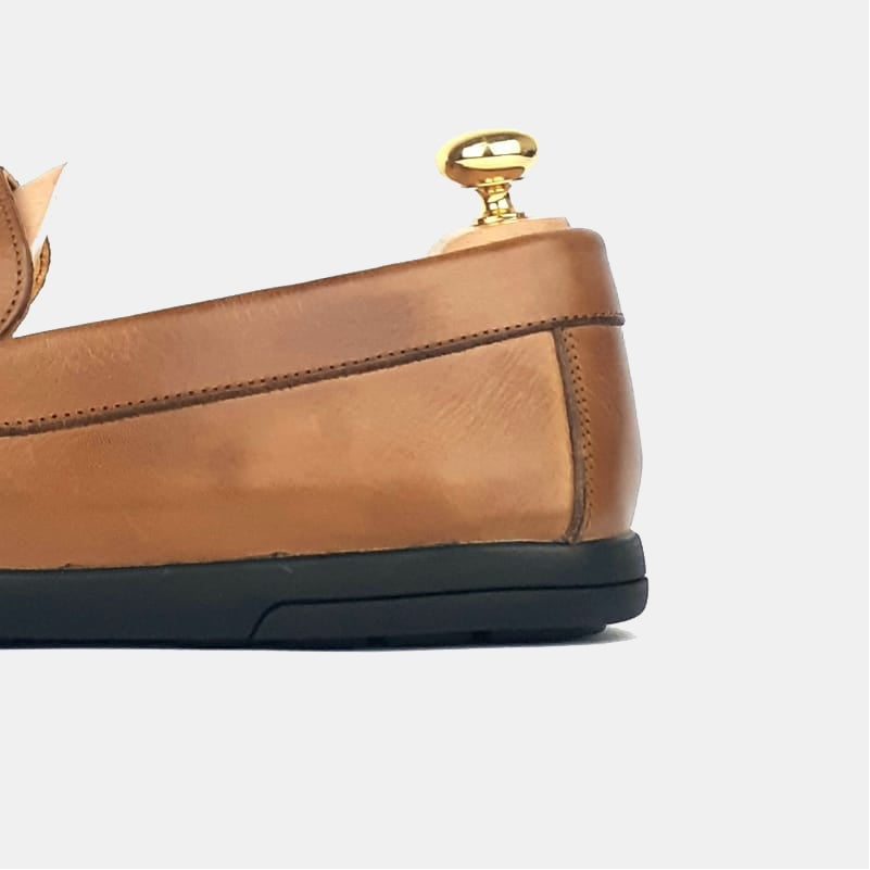 Volzak 100 Mocassin en cuir Cajou