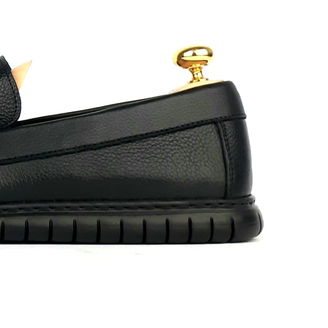 Volzak 107 Mocassin en cuir Noir