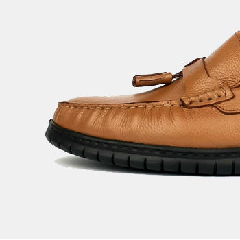 Volzak 107 Mocassin en cuir Cajou
