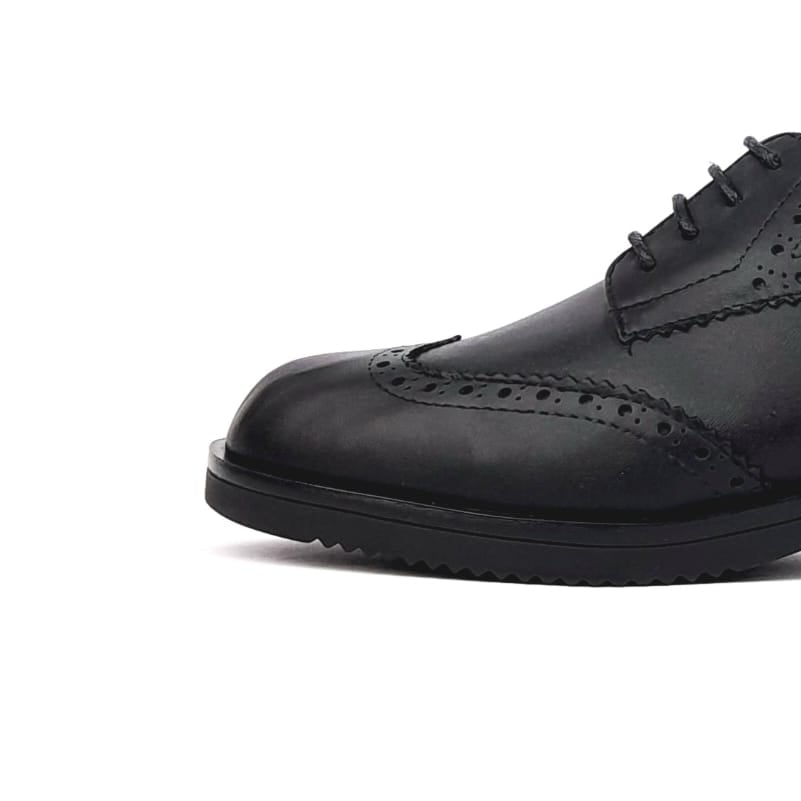 Volzak 865 Chaussure en cuir noir