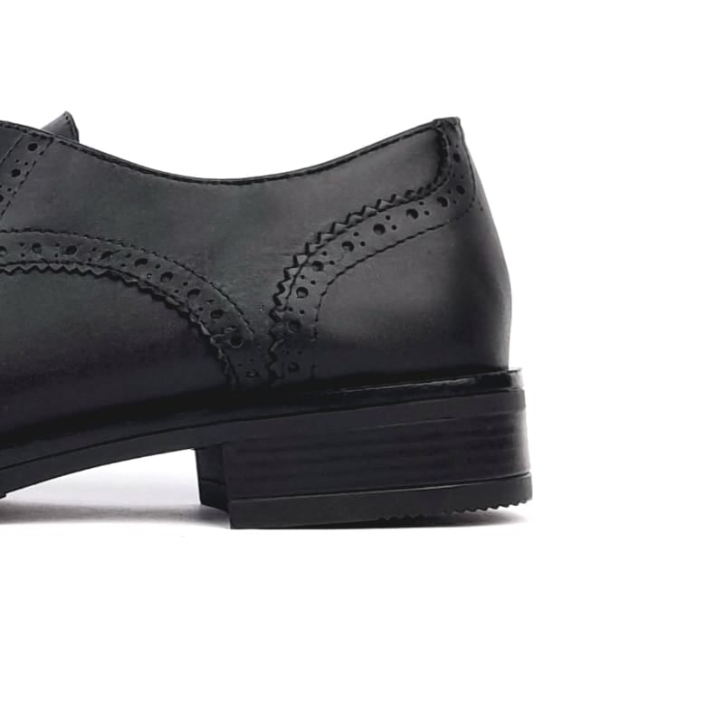 Volzak 865 Chaussure en cuir noir