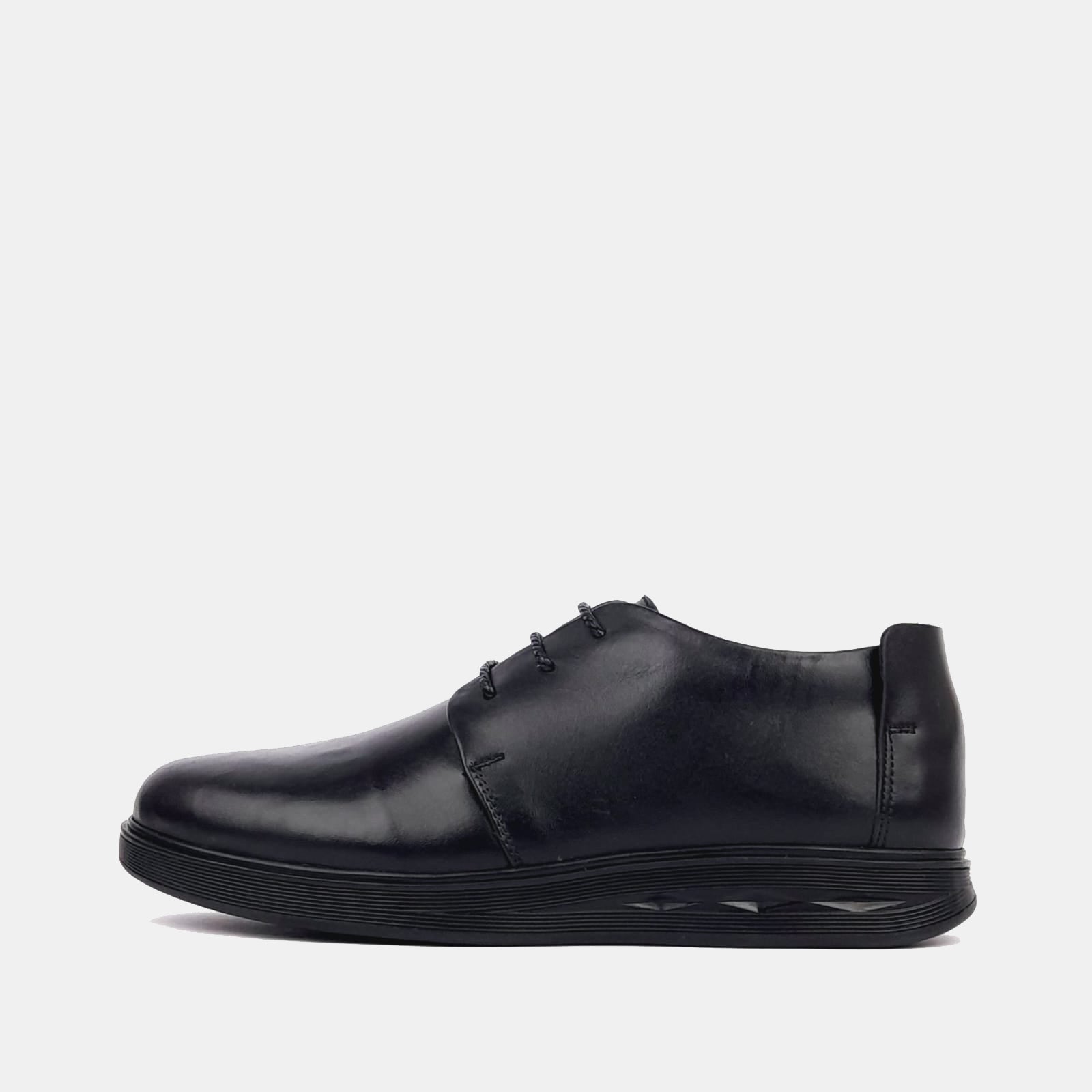5078 Chaussure en cuir Noir