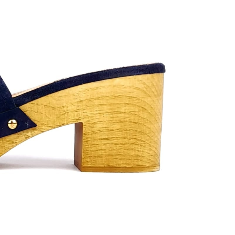 Volzak 50 Sandale en daim Bleu