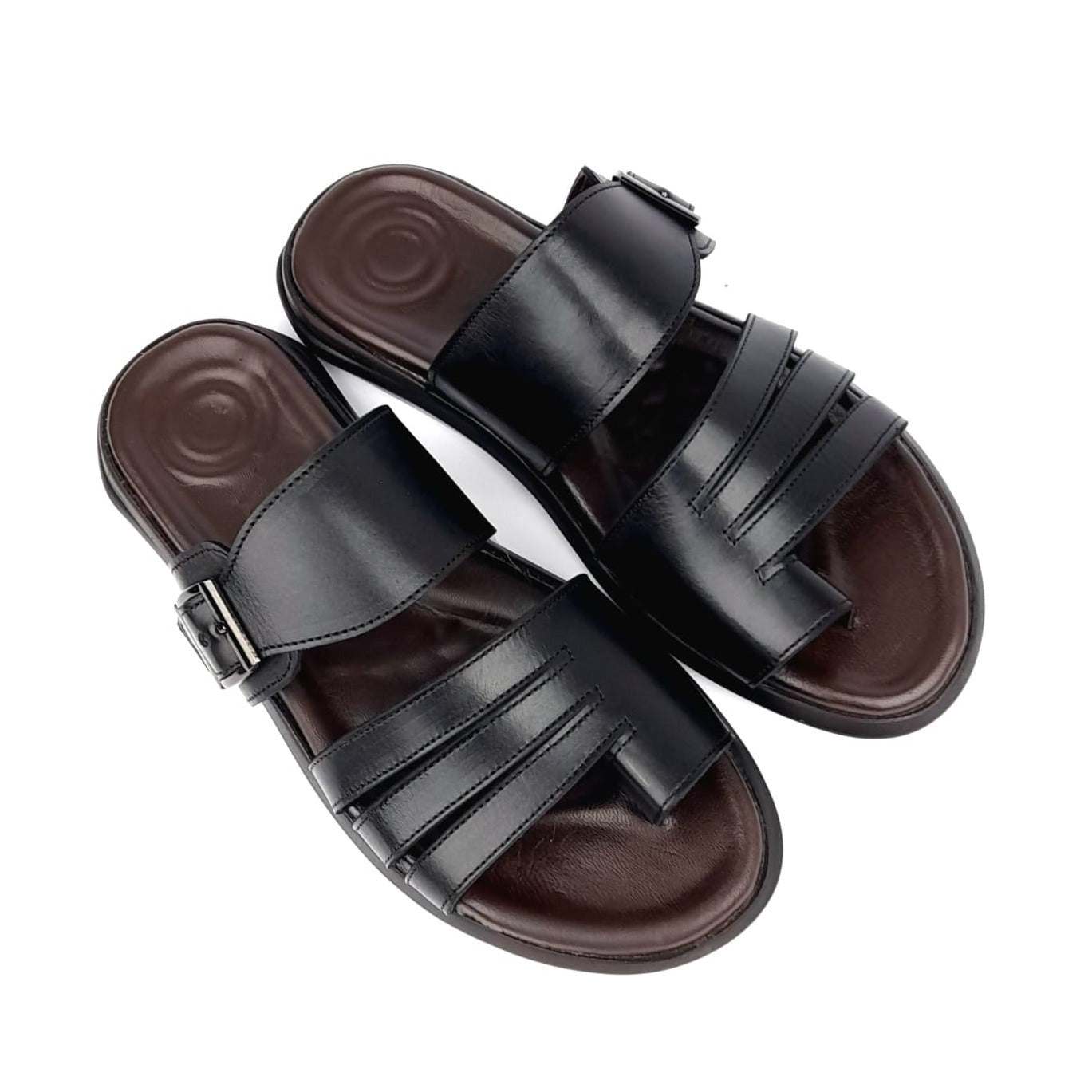 Volzak 5135 Sandale en cuir Noir