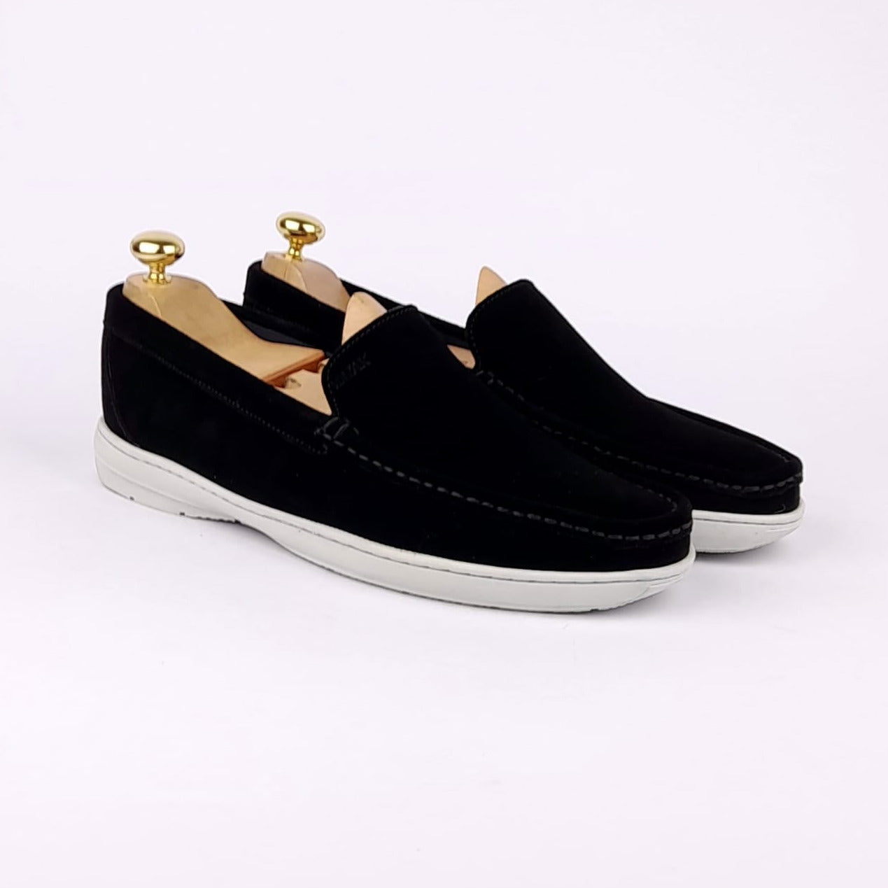 Volzak 03 Black Suede Moccasin