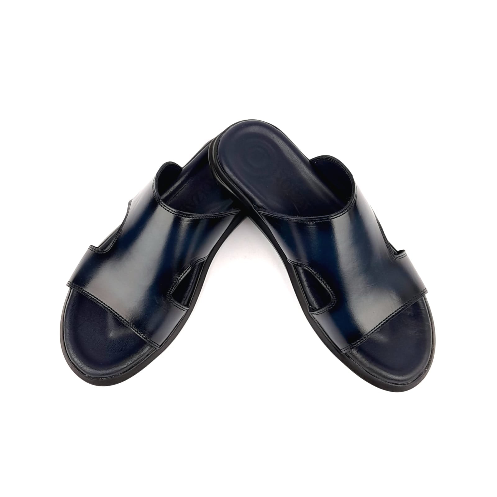 ''5133 Sandale en cuir bleu