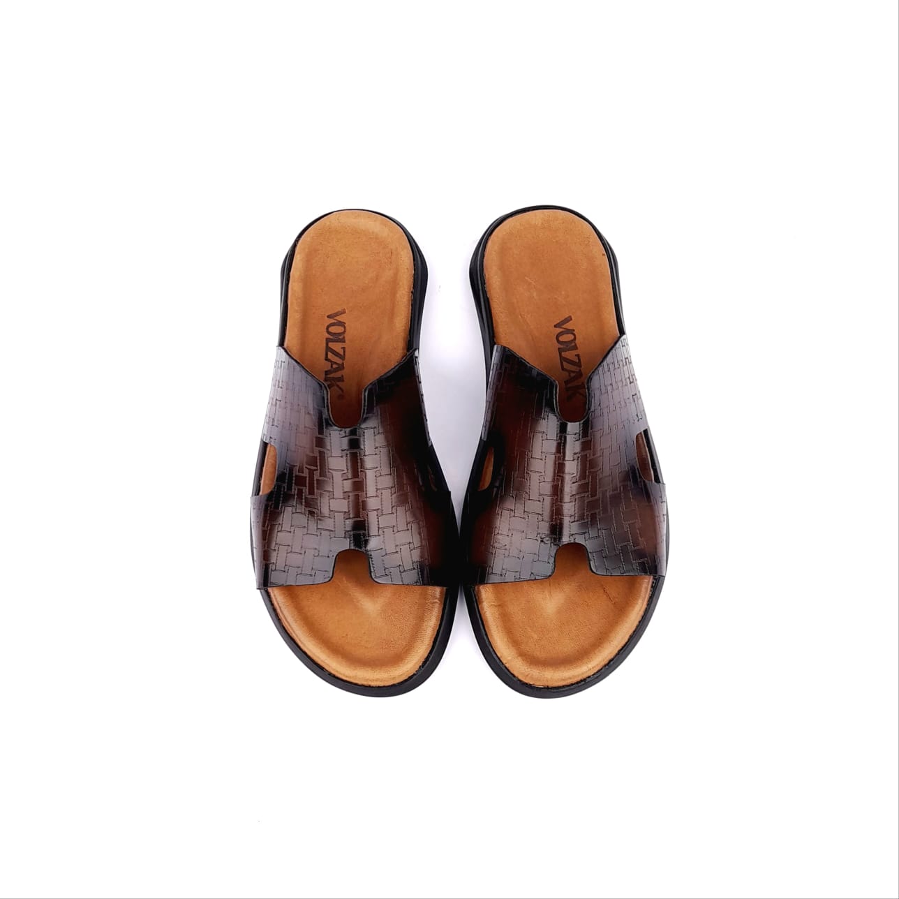 ''5131 Sandale en cuir démasquable Marron Vintage