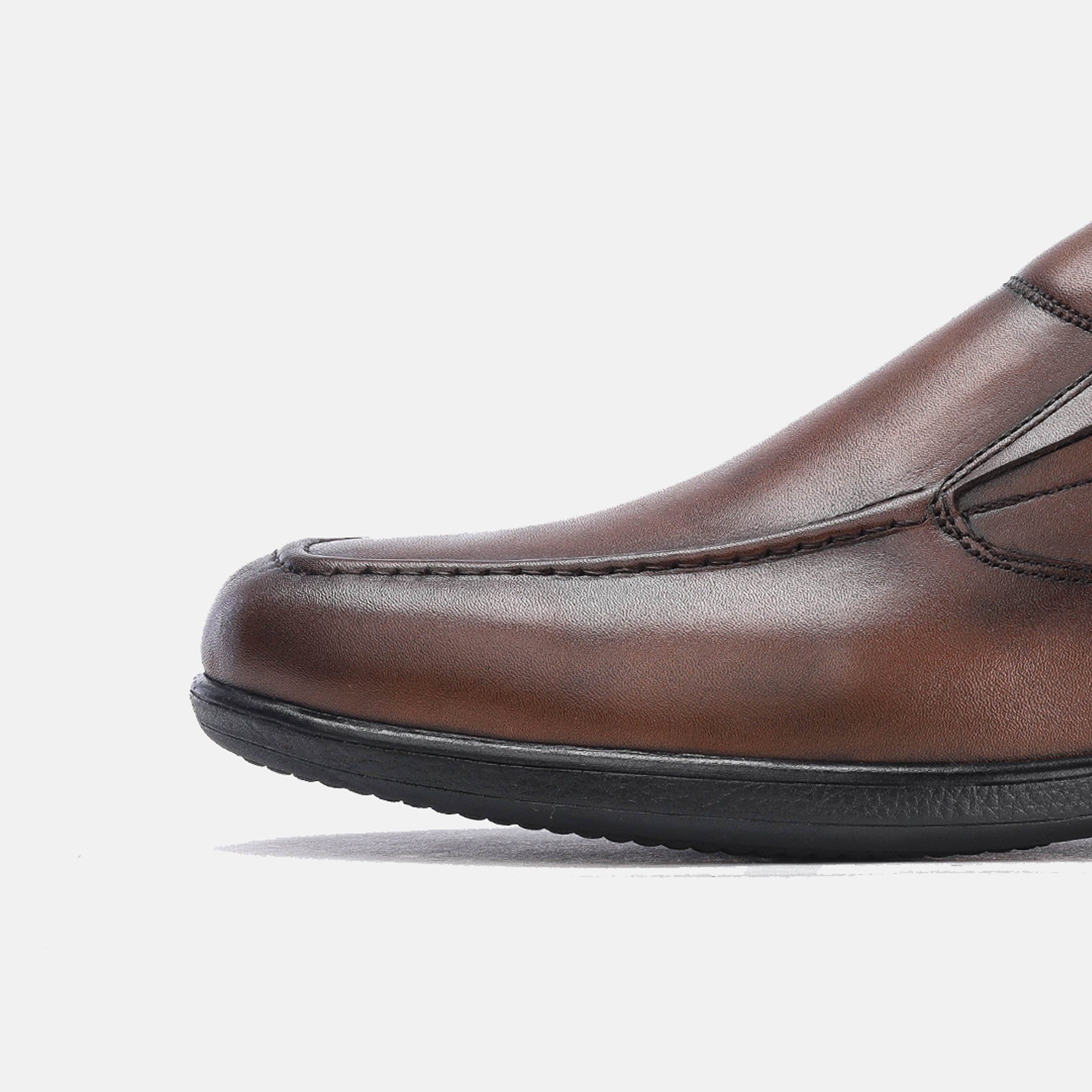 '5163 chaussure cuir marron vintage