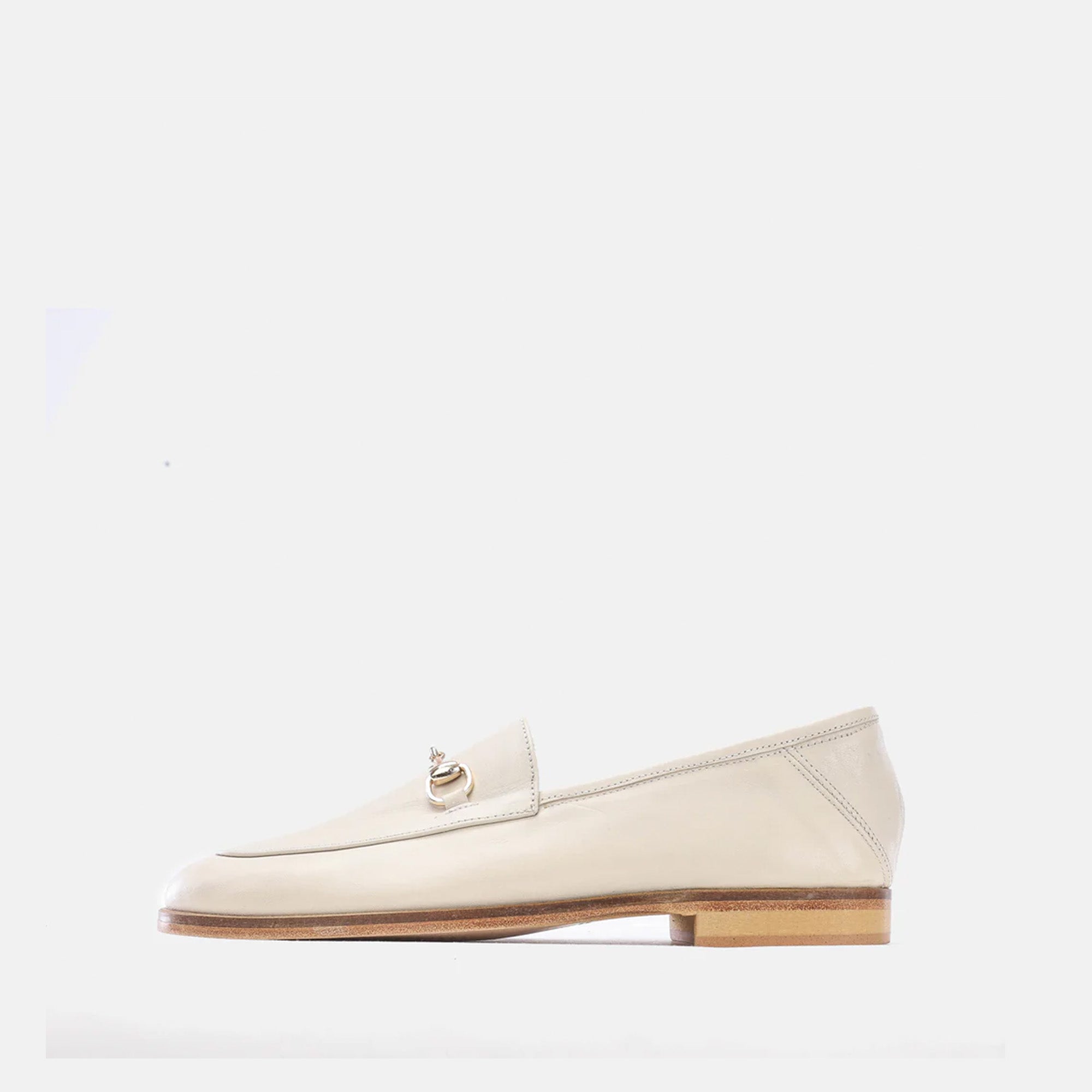 ''1125 Chaussure en cuir Beige