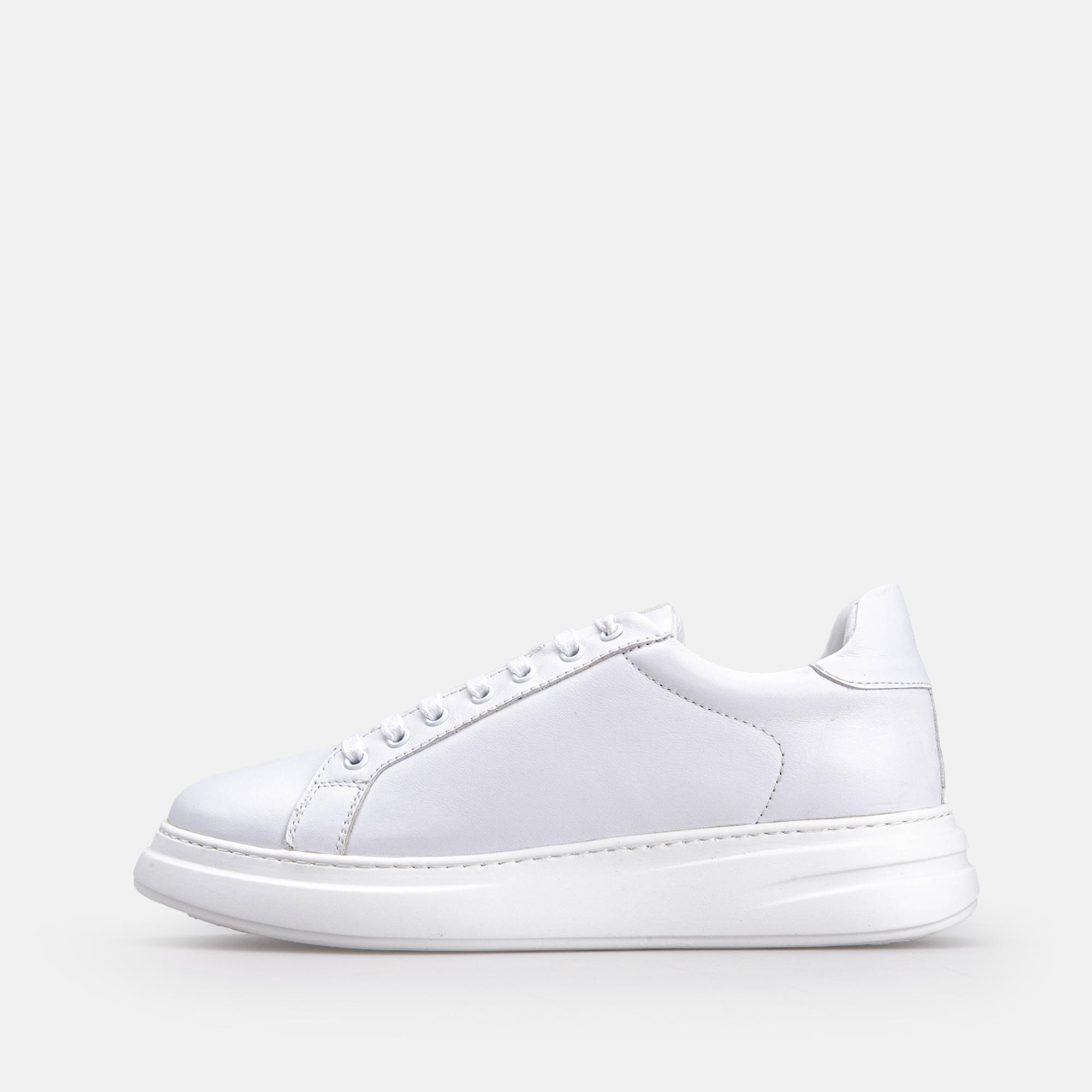Volzak 165 Basket en cuir Blanc